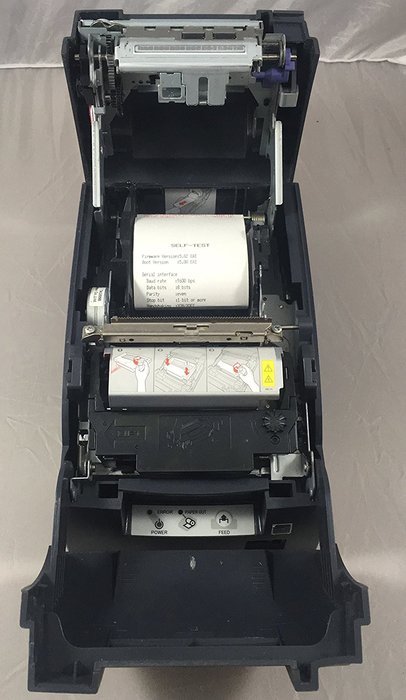 EPSON TMU220B M188B AUTO CUT KITCHEN PRINTER SERIAL INTERFACE,DARK GREY N2