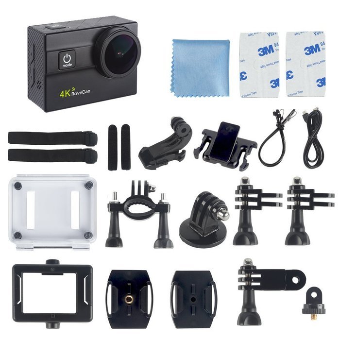 InstaBox&reg; Voyage SV5000 WiFi Allwinner V3 1080P 60FPS WiFi Built-in 2.0'' LCD 16MP 170&deg; Wide Angle Sport Action... N8