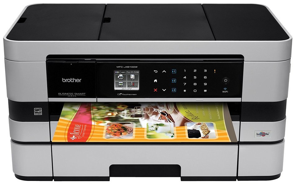 Brother Printer BusinessSmart MFC-J4610DW Wireless Color Photo Printer with Scanner, Copier and Fax, Amazon Dash... N2