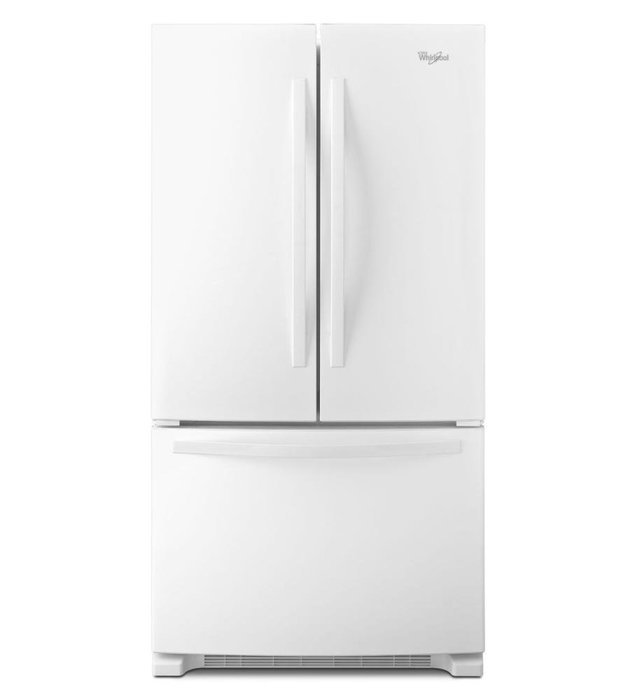 Whirlpool WRF532SMBW 21.7 Cu. Ft. White French Door Refrigerator - Energy Star