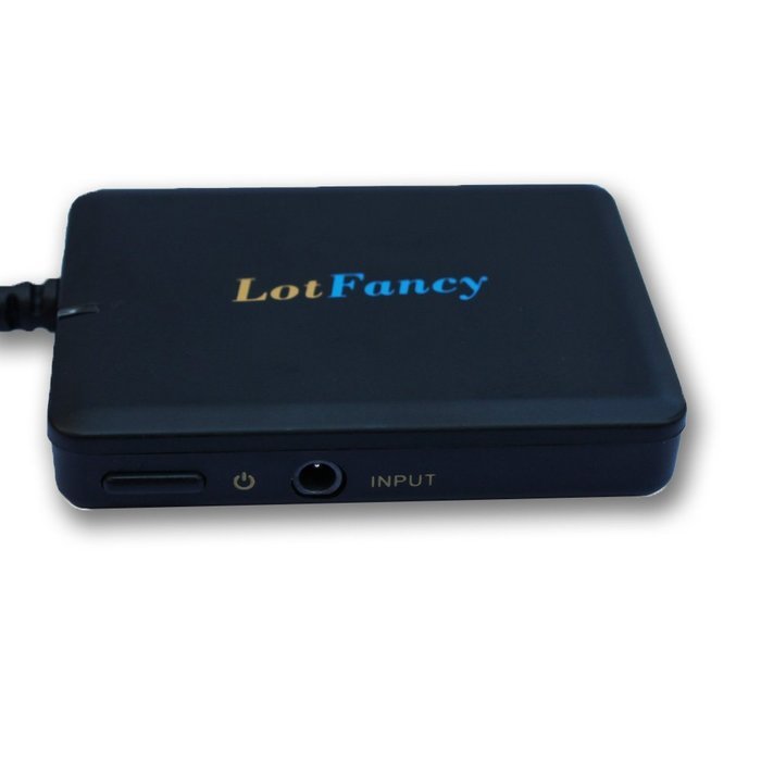 LotFancy Mini Wireless Bluetooth Audio Receiver - Adapter for Home Stereo, Portable Speakers, Headphones, Car... N6