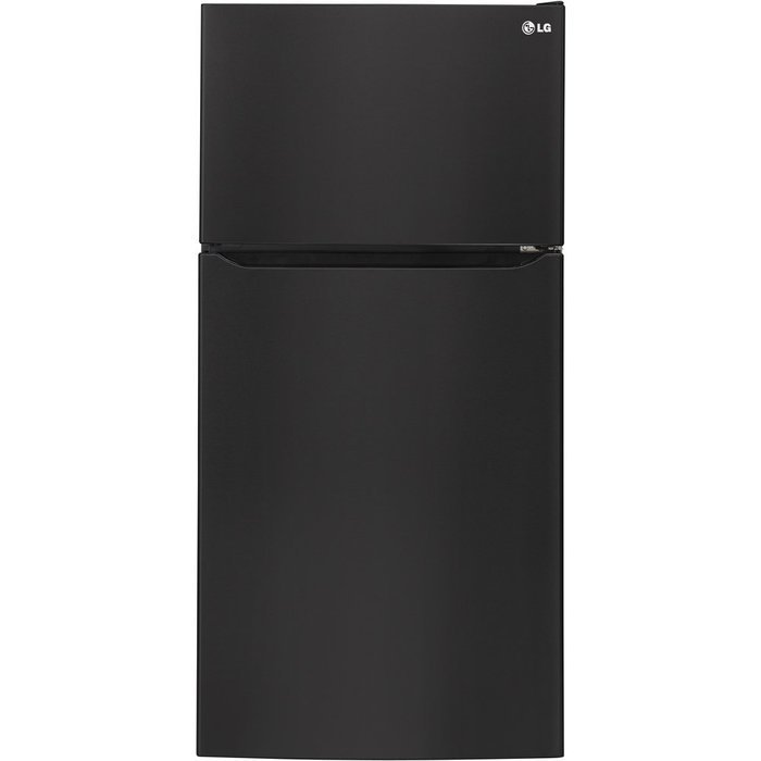 LG LTCS24223B 23.8 Cu. Ft. Black Top Freezer Refrigerator - Energy Star N3
