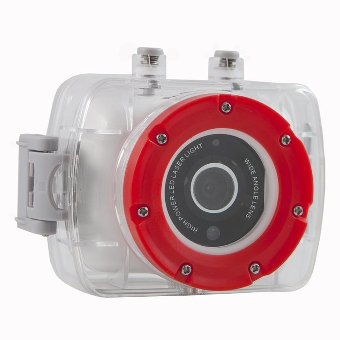 Polaroid XS9 HD 720p 5MP Waterproof Sports Action Camera with LCD Touch Screen, Laser & LED Light - Mounting Kit... N2