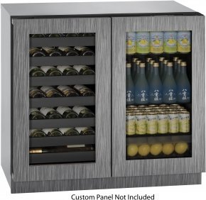 U-Line U3036BVWCINT00B Modular 3000 36" 115 Volts Freestanding or Built In Beverage Center with 7 cu. ft. Capacity...