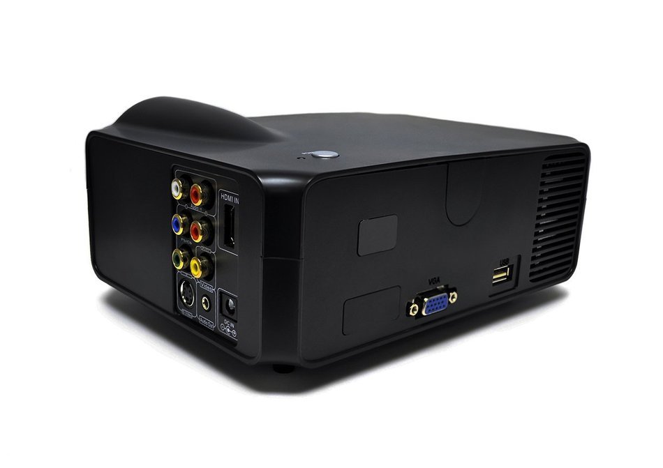 FAVI LED-3 LED LCD (SVGA) Mini Video Projector - US Version (Includes Warranty) - Black (RioHD-LED-3)