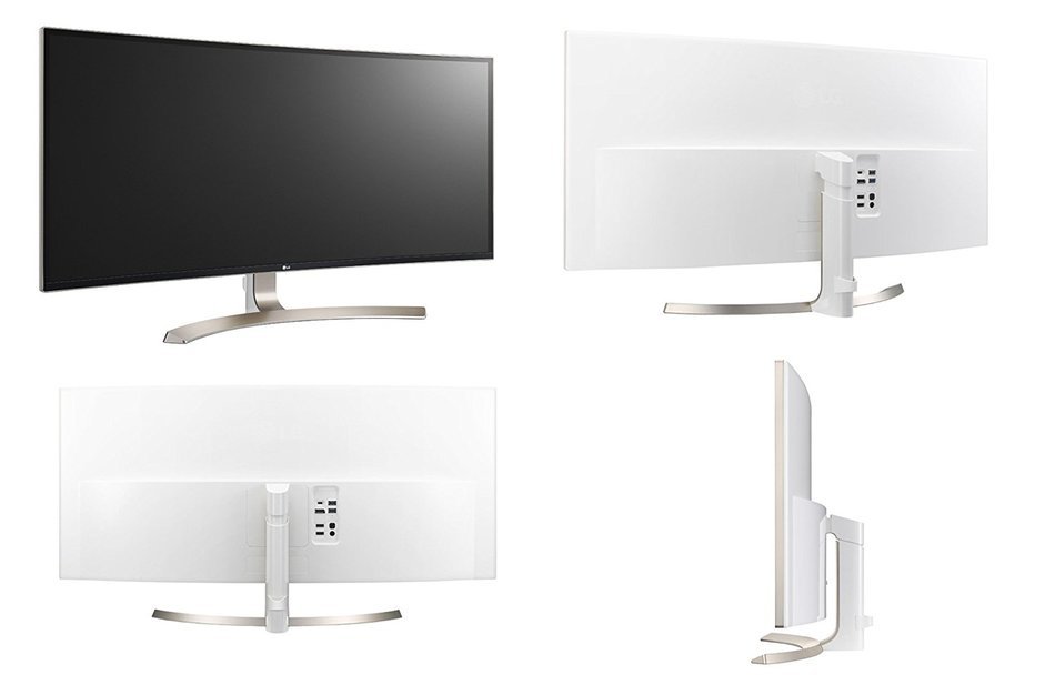 LG 38UC99 38" Class 21:9 UltraWide WQHD+ (3840x1600) IPS Curved LED Monitor ,USB C & 3.0 1ms... N4