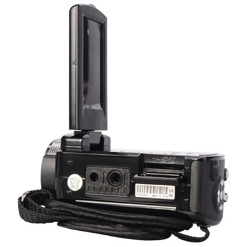 2.7" TFT LCD 720P HD COMS Sensor 16x Digital Zoom DIS Anti-shake Digital Video Camera - Black N9