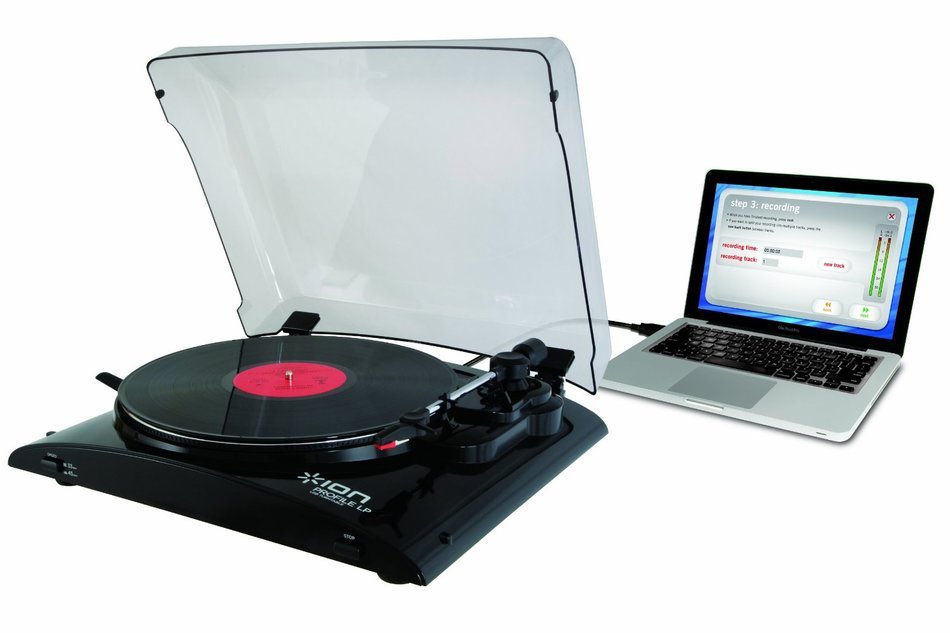 ION Profile LP Vinyl-to-MP3 Turntable N2