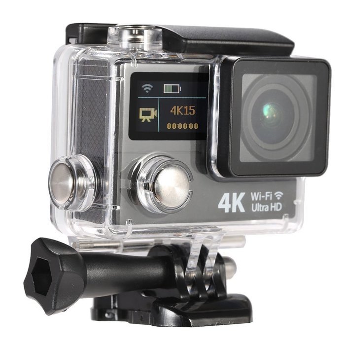 Andoer 2' LCD Dual Screen Wifi 4K 15fps 1080P 60fps 12MP Ultra HD Sports Action Camera 170&deg; Wide-angle for HDMI... N6
