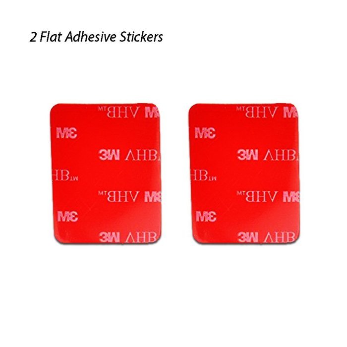 Xtech VHM Stickers and Surface Mounts Kit Includes 2 Flat Adhesive Stickers + 2 Curved adhesive Stickers + 2 Curved... N4