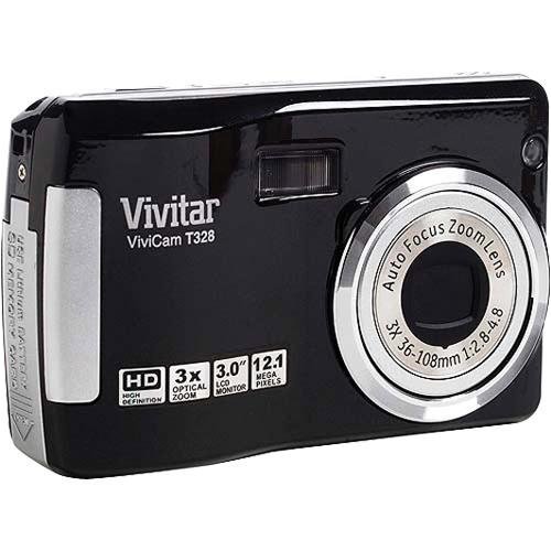 Vivitar VT328P 12.1MP HD Digital Camera with 3x Optical Zoom (Black) N2