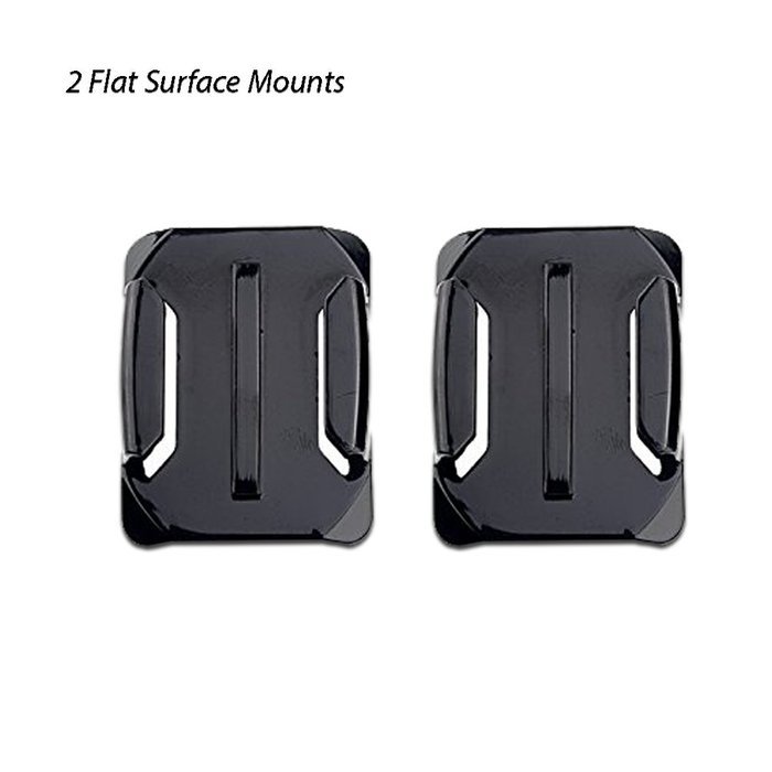 Xtech VHM Stickers and Surface Mounts Kit Includes 2 Flat Adhesive Stickers + 2 Curved adhesive Stickers + 2 Curved... N5