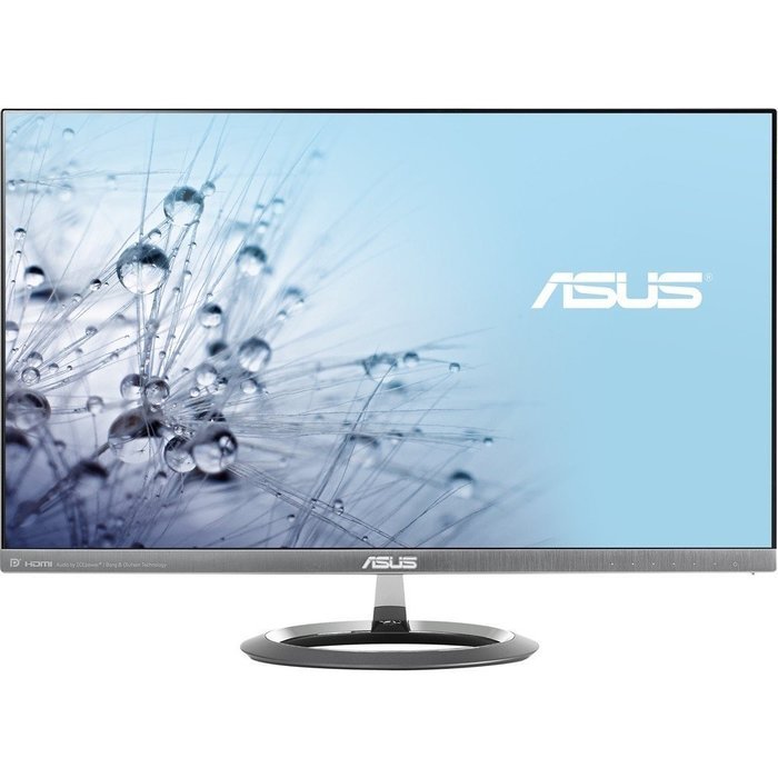 Asus - 25" IPS LED HD Monitor - Black, Space gray N2