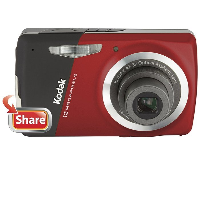 Kodak Easyshare M530 12 MP Digital Camera with 3x Wide Angle Optical Zoom and 2.7-Inch LCD (Red) N3