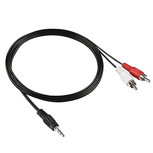 Dynex 3.5 mm Mini to RCA Stereo Audio Cable - 6-Feet - 1.8 M N2
