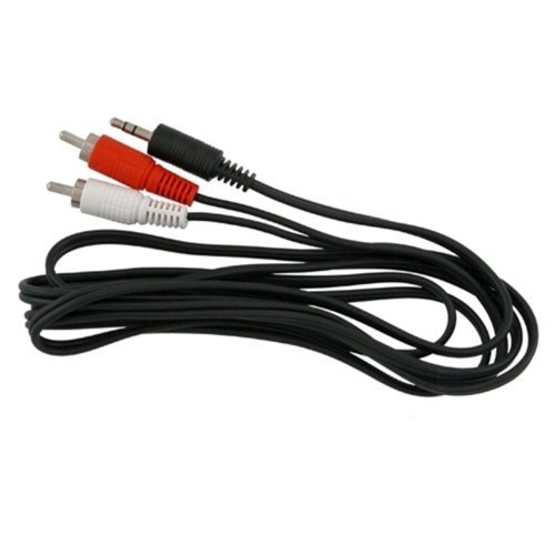 Dynex 3.5 mm Mini to RCA Stereo Audio Cable - 6-Feet - 1.8 M N3