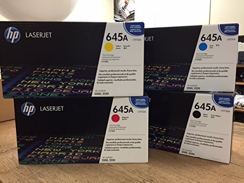 GENUINE HP, C9730A C9731A C9732A C9733A 645A TONERS, RETAIL BOXES free ...