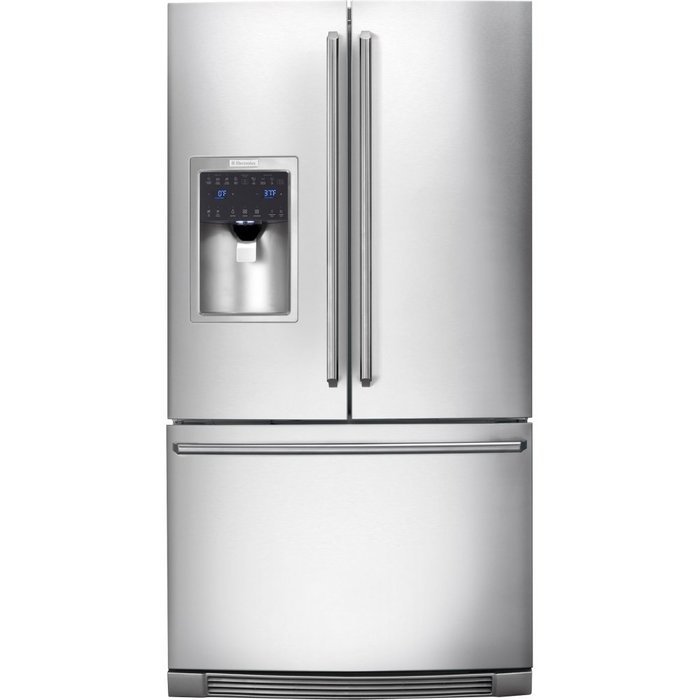 Electrolux EI23BC35KS IQ-Touch 22.6 Cu. Ft. Stainless Steel Counter Depth French Door Refrigerator - Energy Star