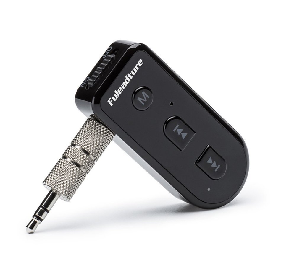 Bluetooth Receiver, Fuleadture Mini Wireless Bluetooth Adapter Hands-Free Car Kit for Home Audio Music Streaming... N3