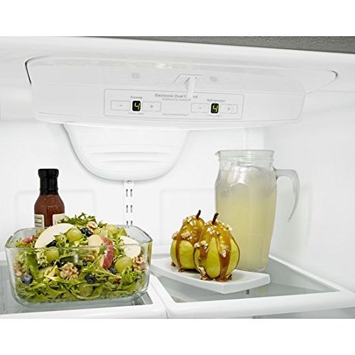 Amana ABB1924BRB 18.5 Cu. Ft. Black Bottom Freezer Refrigerator - Energy Star N4