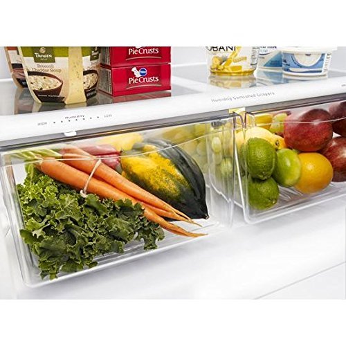 Amana ABB1924BRB 18.5 Cu. Ft. Black Bottom Freezer Refrigerator - Energy Star N5