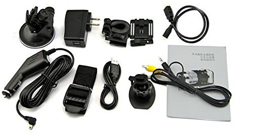 Ambarella A5 Chip HD 1080P Sports Action Helmet Car DVR Cam 1.5" Screen AT5000 N9