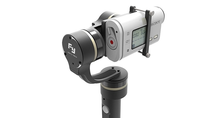 Feiyu WG Lite Single Axis Wearable Gimbal Stabilizer for GoPro Hero 4/3+/3 and Other Cameras with Similar Dimensions... N15