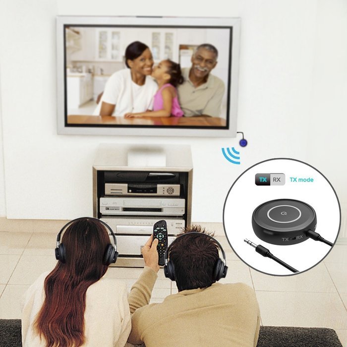Bluetooth Transmitter and Receiver, Lantoo Bluetooth 4.1 2-in-1 3.5mm Audio Wireless Bluetooth Adapter (aptX ,... N3