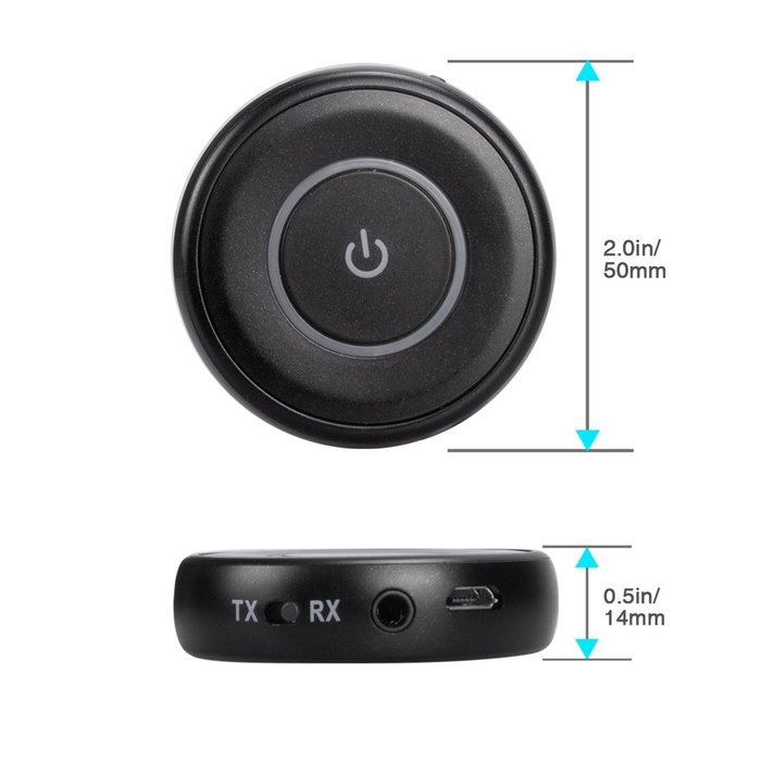Bluetooth Transmitter and Receiver, Lantoo Bluetooth 4.1 2-in-1 3.5mm Audio Wireless Bluetooth Adapter (aptX ,... N5