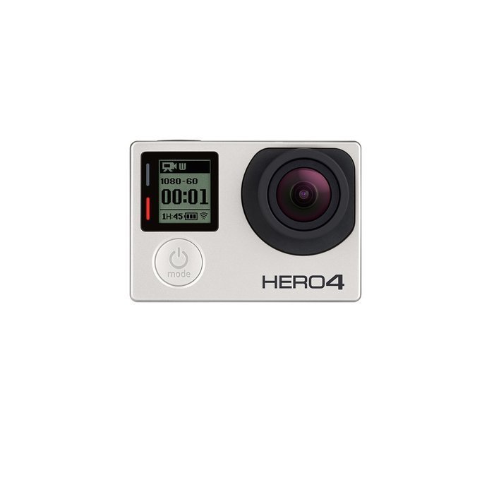 GoPro HERO 4 Silver Edition 12MP Waterproof Sports & Action Camera with Standard and Skeleton Housing, 3-way Pivot... N5