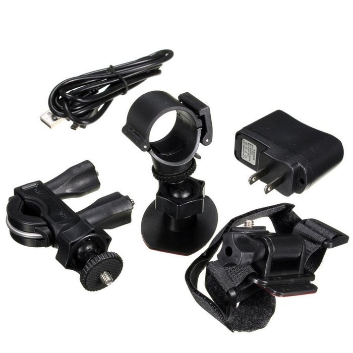Feccoe 1080P HD Sports Mini Action Camera Video DVR DV Camcorder Support Wearing on Bike Motorcycle Helmet/in... N3