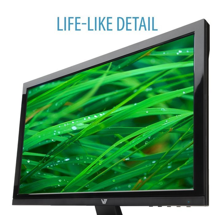 V7 L18500WS-9N 48cm (18,5 inch) Monitor (VGA, 1366x768, 5ms, Speakers, Energy Label A+) black N10