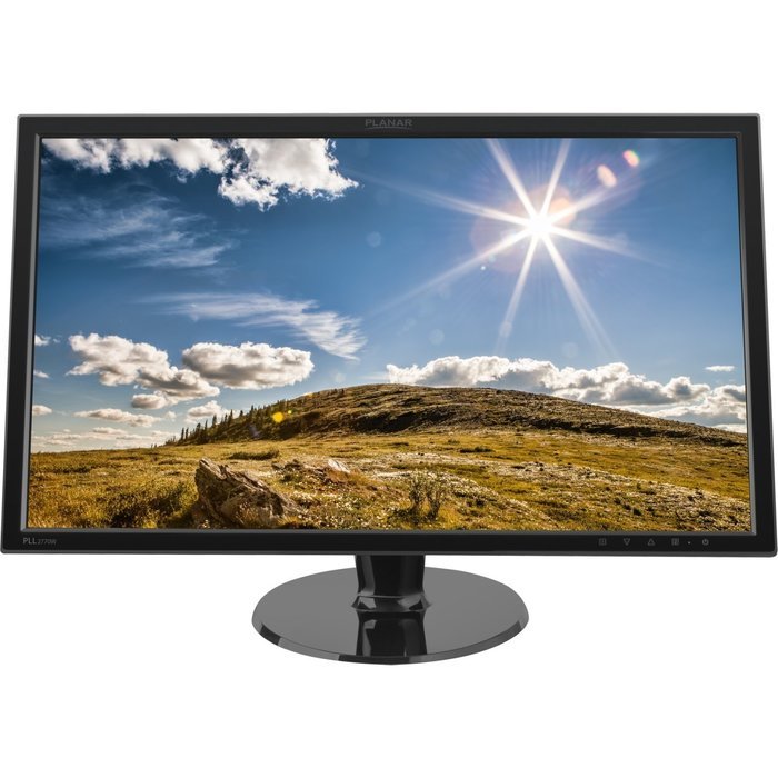 Planar 997-7602-00 PLL2770W 27 inch Edge LED LCD Monitor - 16:9 - 14 ms - Adjustable Display...