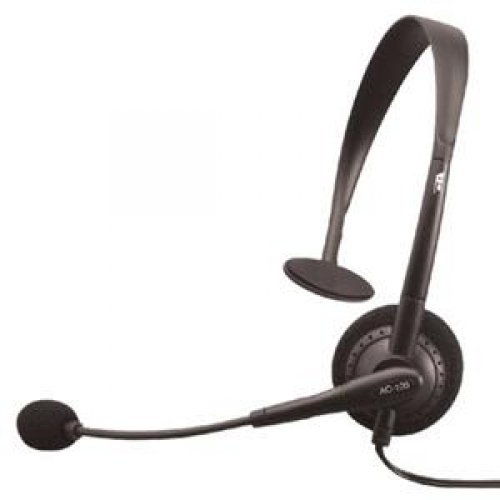 CYBER ACOUSTICS OEM AC-100 MONO SPEECH HEADSET / AC-100B /