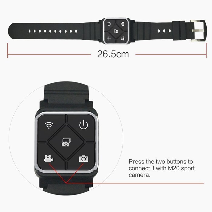 SJCAM M20 Wireless Remote Watch Contoller Accssories for SJCAM M20 Sports Action Camera DV N19