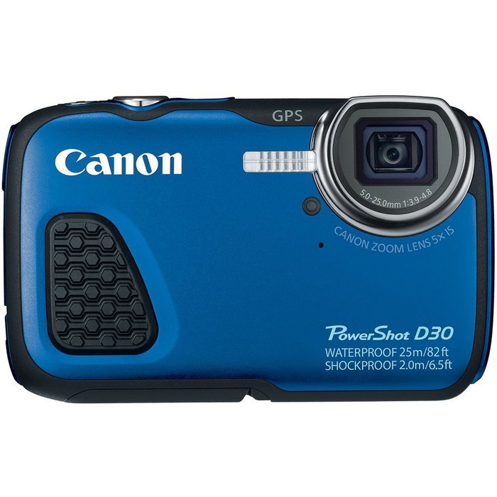 Canon PowerShot D30 Waterproof Digital Camera, Blue N4