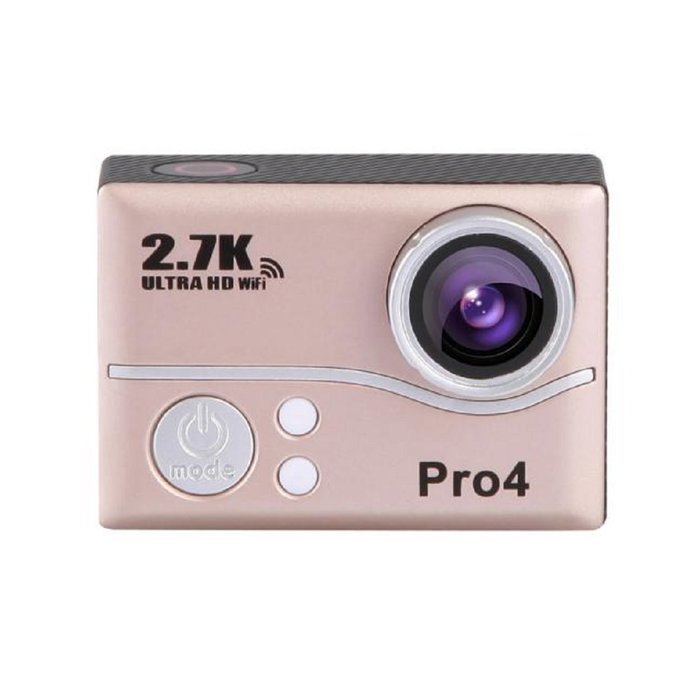 Action Camera, TONSEE Ultra 2.7K HD Waterproof WiFi Sports DV Cam Action Outdoor Sport Camera Helmet - Gold N3