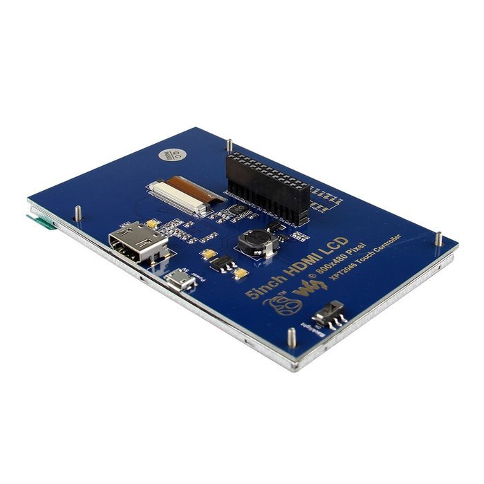 RPI 5 inch LCD Display 800480 Touch Screen HDMI Interface with Acrylic Case Compatible with... N6