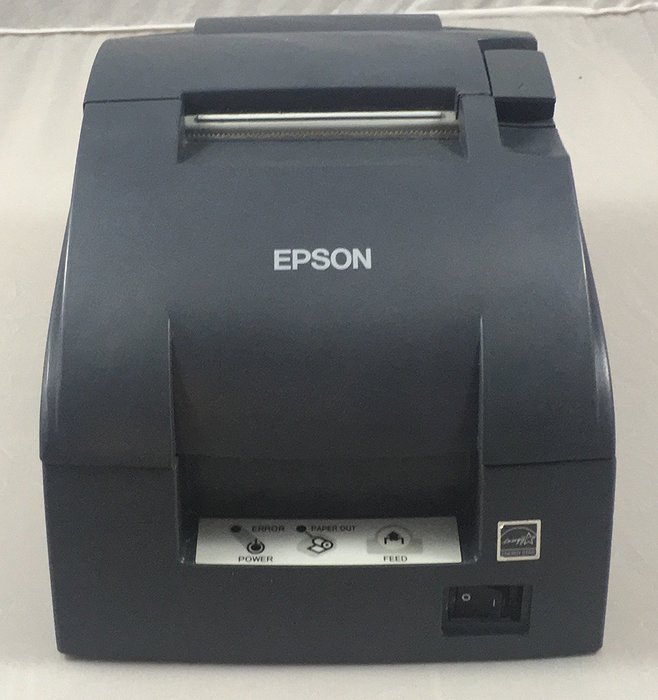 EPSON TMU220B M188B AUTO CUT KITCHEN PRINTER SERIAL INTERFACE,DARK GREY N3