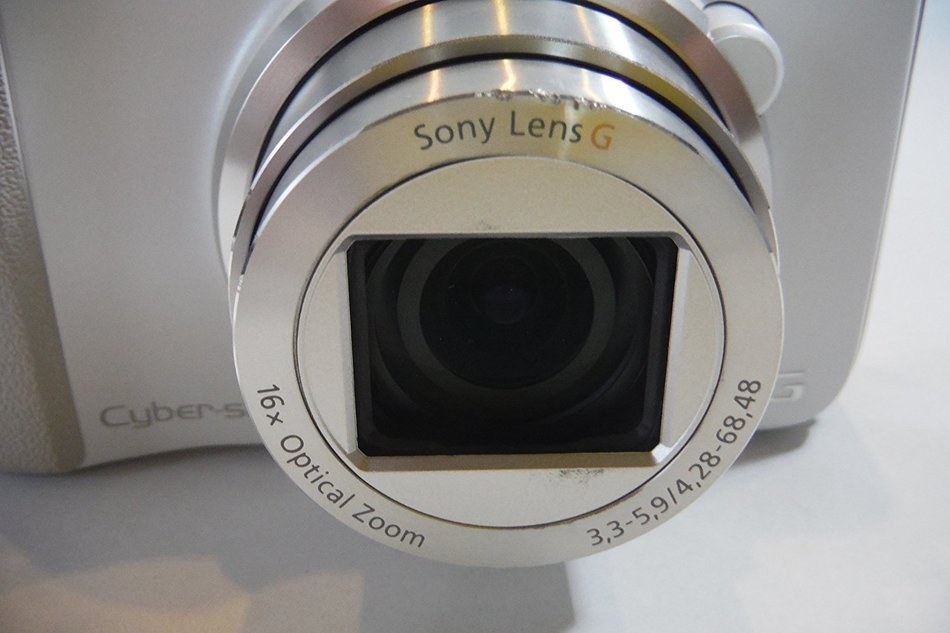 SONY Cyber-shot HX10V (18.2MP/x16 Optical zoom) White - International Version (No Warranty) N7