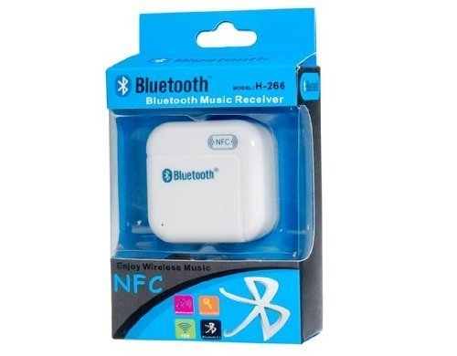 Eser H-266 Bluetooth Music Receiver w/ A2dp / NFC - White N4