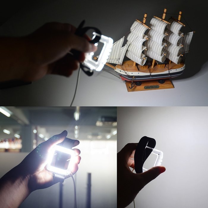 Lightwish 22 LED Ring Shooting Light Fill-in Light Accessory Kit With USB Port For GoPro Hero4 Silver Black Hero... N6