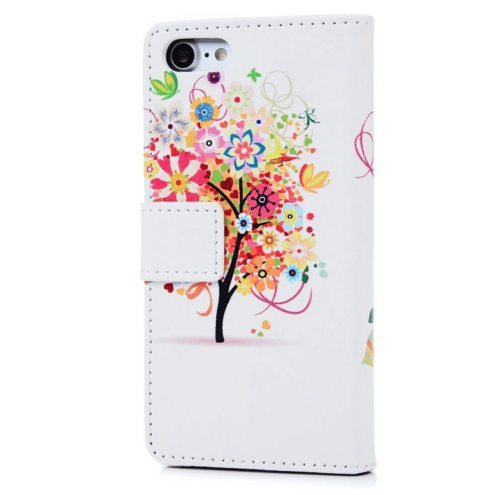 iPhone 7 Case (4.7 inch) - Wallet Folio Flip Premuim PU Leather Case Colorful Print Design with Stand Magnetic... N68