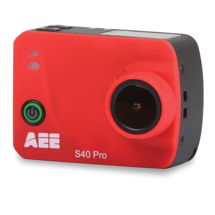 AEE Technology S40 Pro 1080P HD 16MP Time Lapse Long Battery Life Action Camera (Deep Red) N3