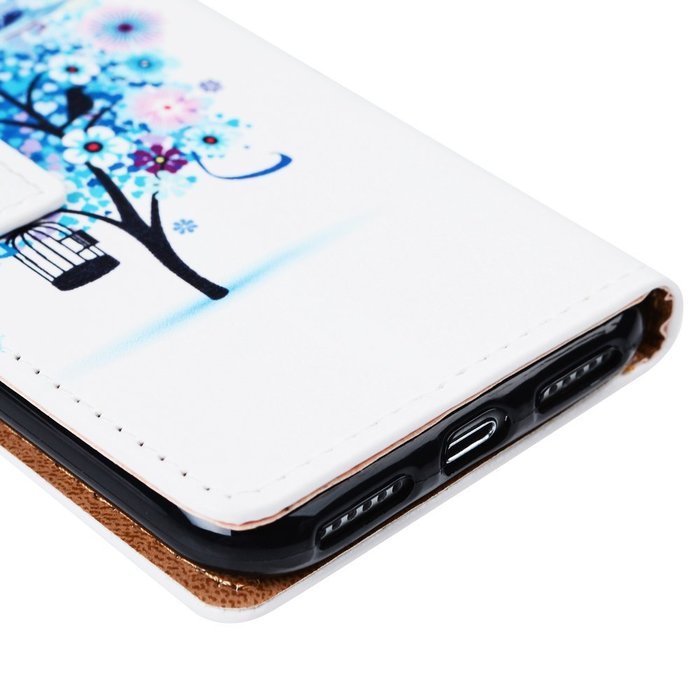 iPhone 7 Case (4.7 inch) - Wallet Folio Flip Premuim PU Leather Case Colorful Print Design with Stand Magnetic... N74