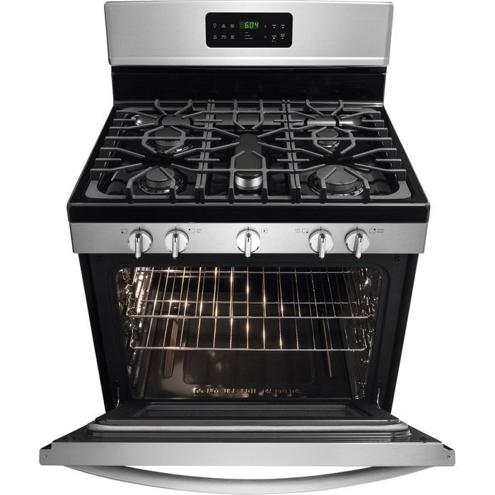 Frigidaire DGGF3046RF 30" Gas Freestanding Range with 5 Burners, in Stainless Steel N2