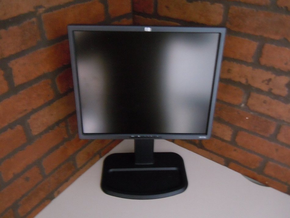 17" HP L1755 DVI Swivel/Pivot LCD Monitor w/USB Hub (Black) N3
