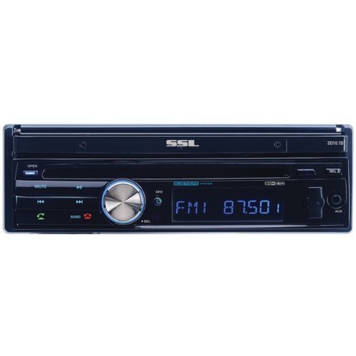 SOUNDSTORM SD10.1B 10.1" Single-DIN In-Dash DVD Receiver with Detachable Touchscreen Monitor...