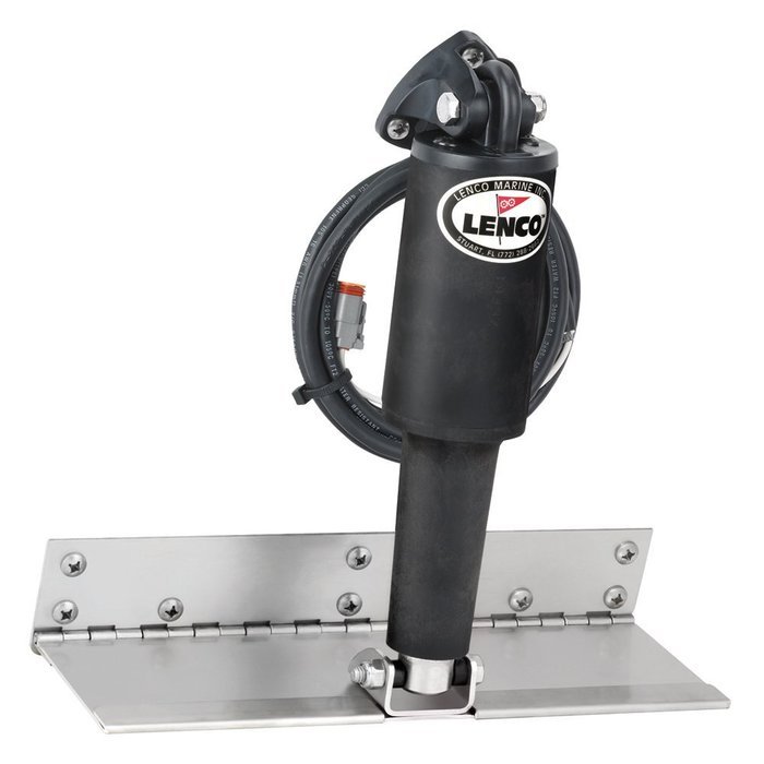 LENCO MARINE 15052-101 / Lenco 4" x 12" Limited Space Trim Tab Kit w/o Switch Kit 12V