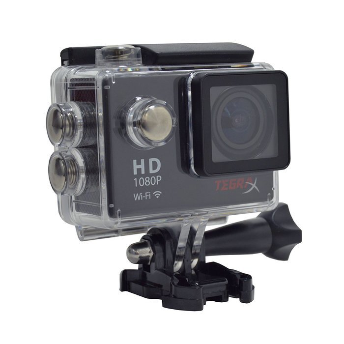 TEGRAX Action Camera 2" screen Full HD 1080P 170 Degree wide Angle 30 meters waterproof housing N3
